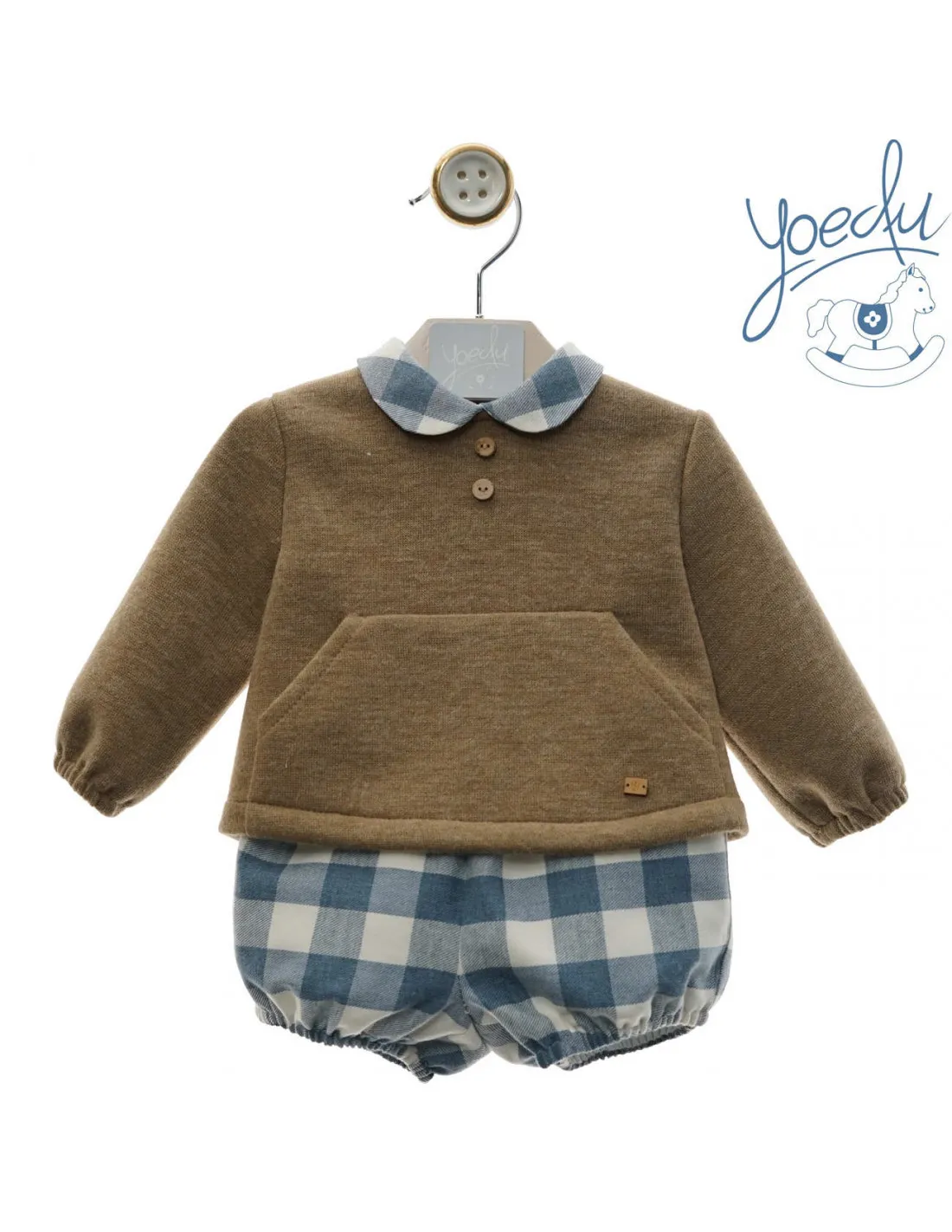 Conjunto bebé niño Nieves de Yoedu invierno