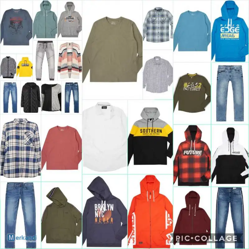 CONTENEDOR DE EXPORTACIóN DE ROPA Y CALZADO PARA MUJERES, HOMBRES Y NIñOS  REF: 17352