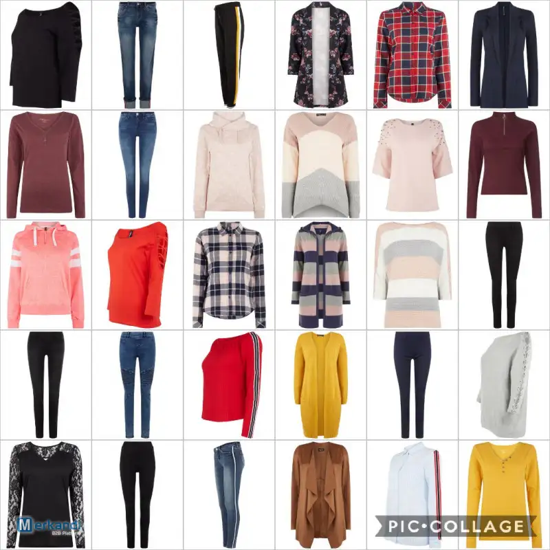 CONTENEDOR DE EXPORTACIóN DE ROPA Y CALZADO PARA MUJERES, HOMBRES Y NIñOS  REF: 17352