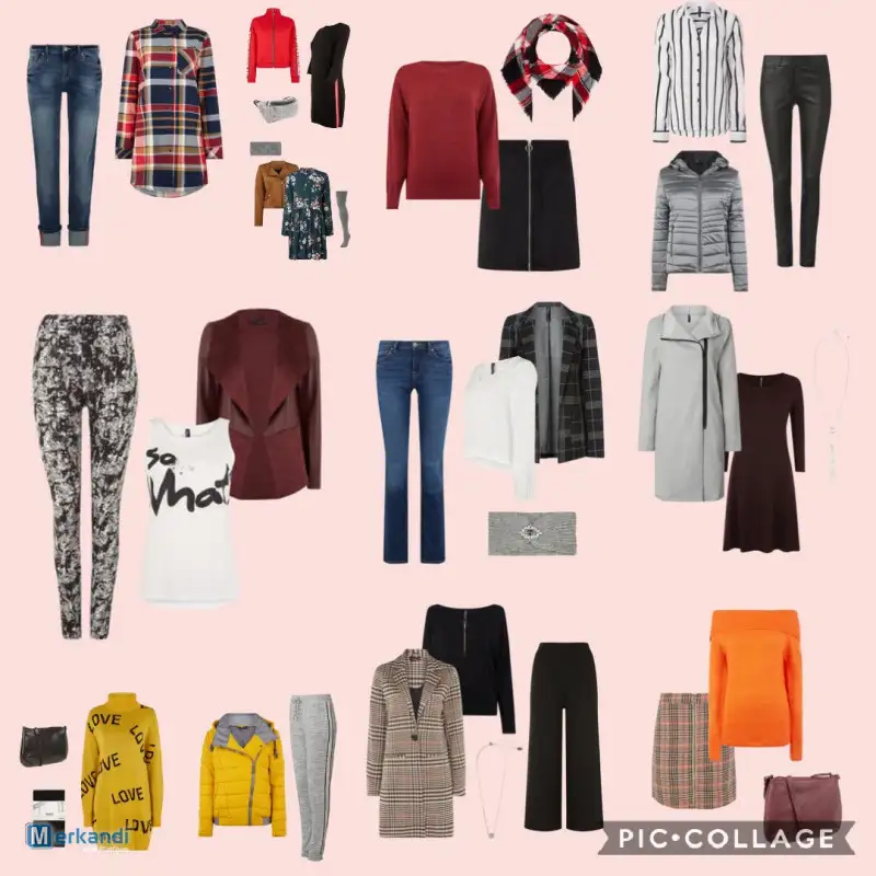 CONTENEDOR DE EXPORTACIóN DE ROPA Y CALZADO PARA MUJERES, HOMBRES Y NIñOS  REF: 17352