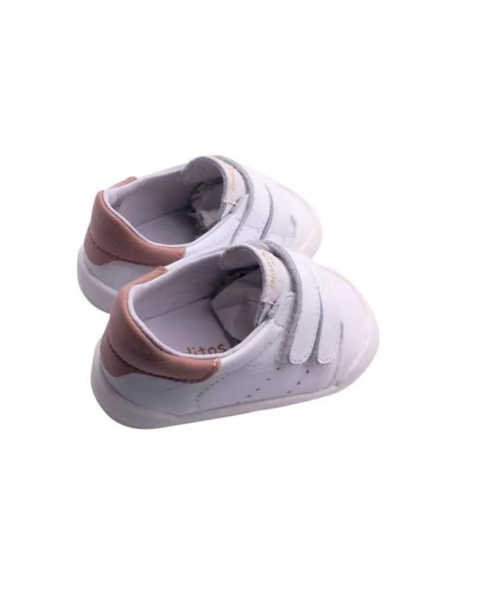 Deportivas respetuosas Blanditos Paris Blanco y rosa