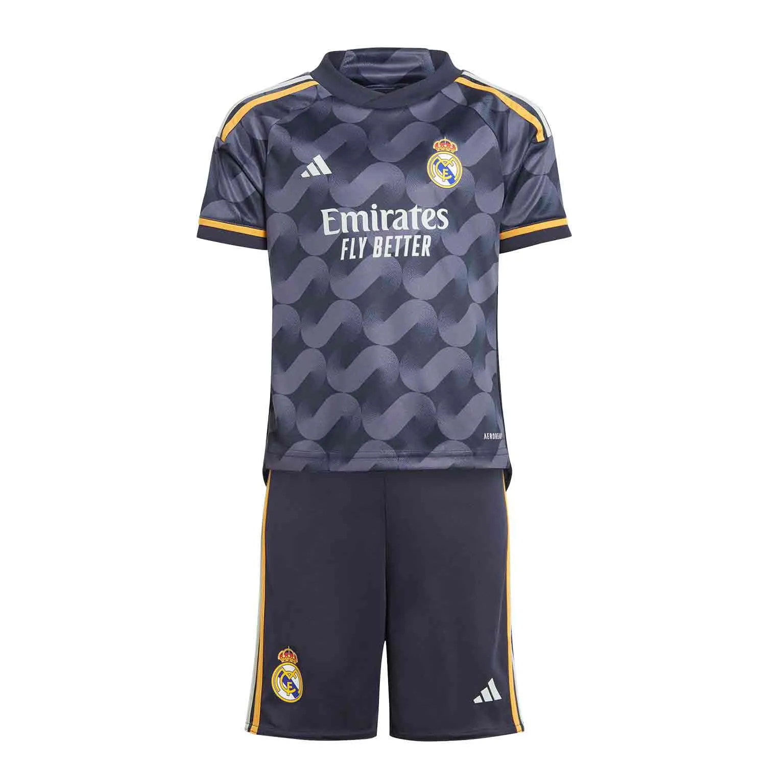 Equipación adidas 2a Real Madrid niño pequeño 2023 2024