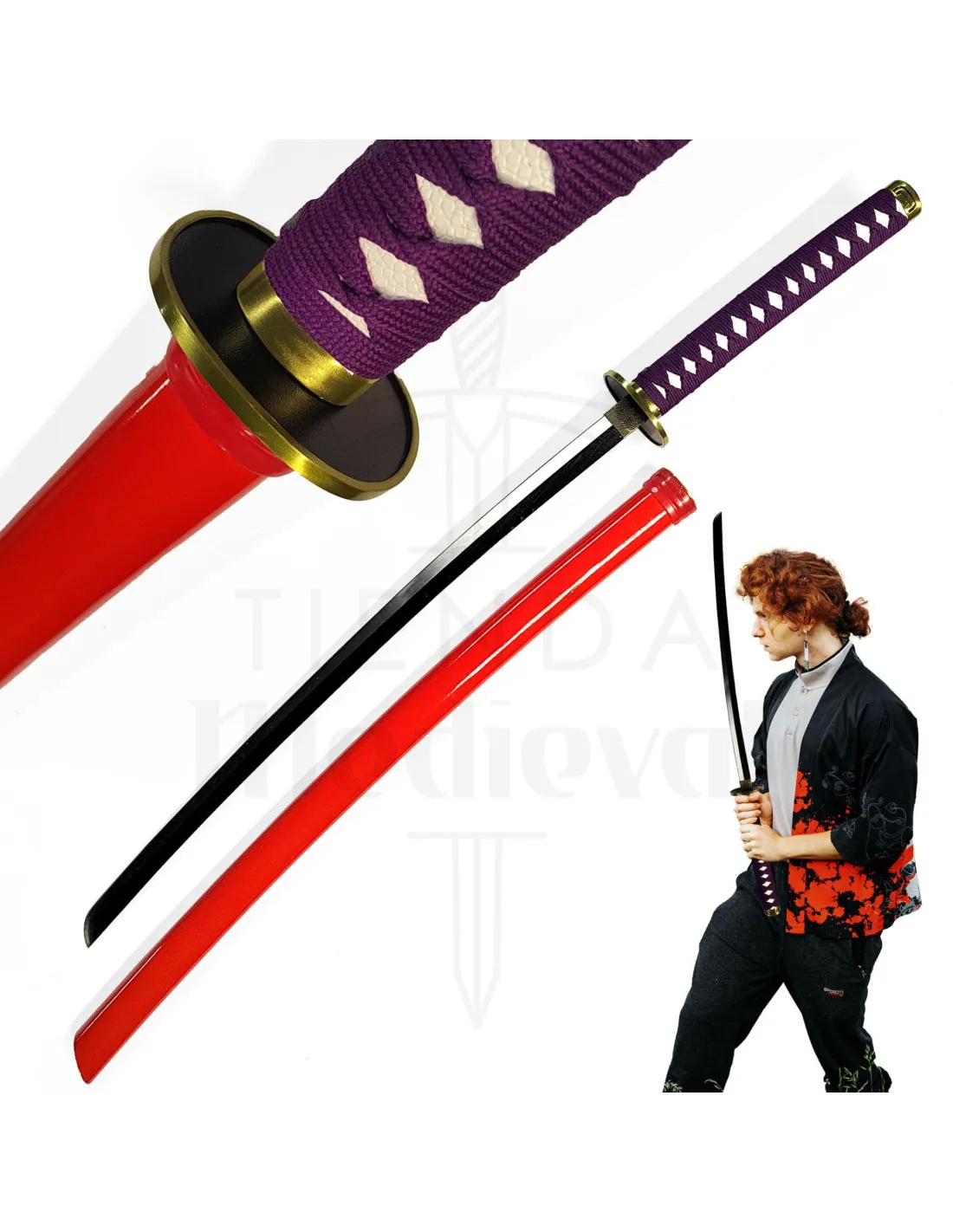 ESPADA DECORATIVA DE RYUJIN JAKKA  BLEACH