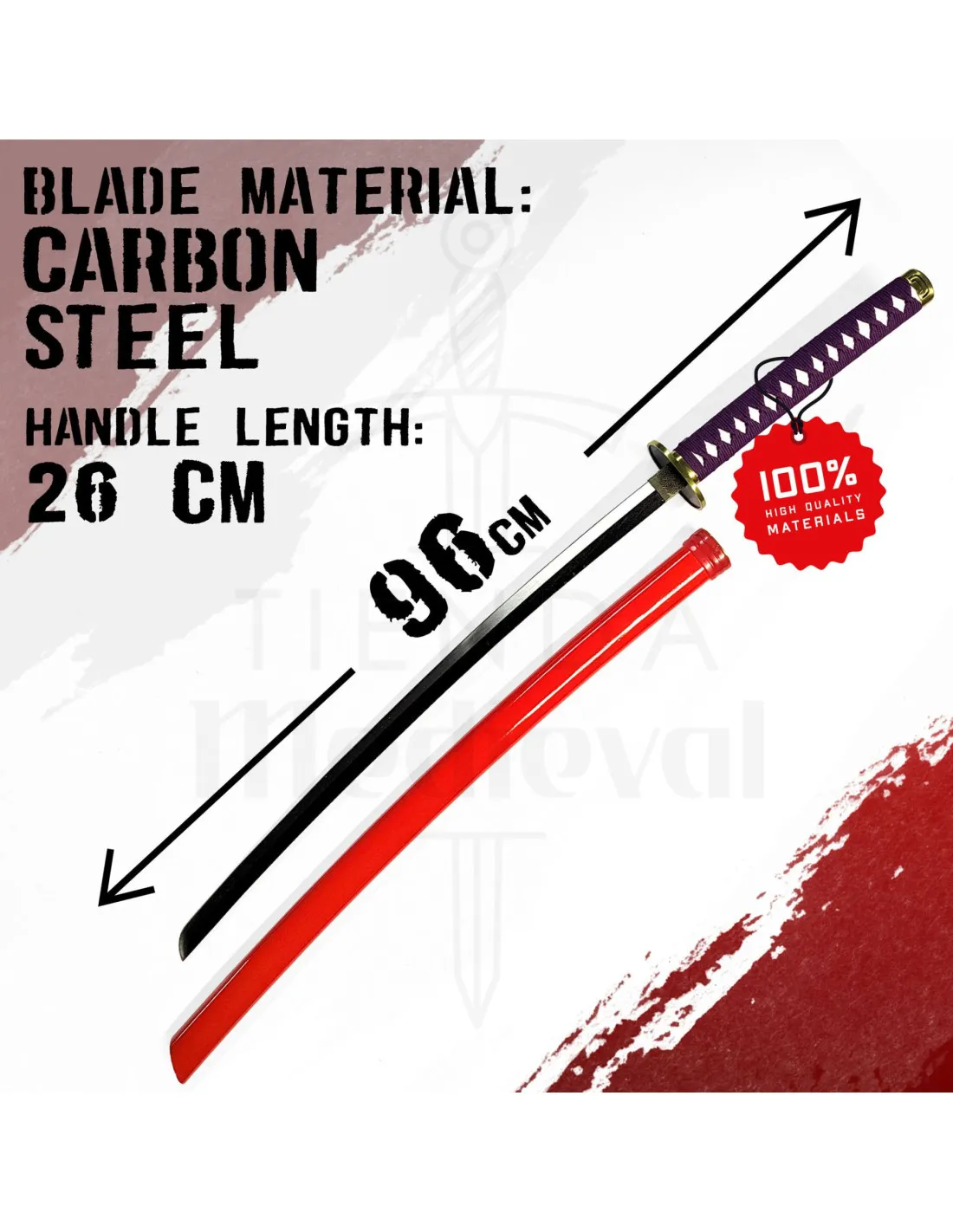 ESPADA DECORATIVA DE RYUJIN JAKKA  BLEACH