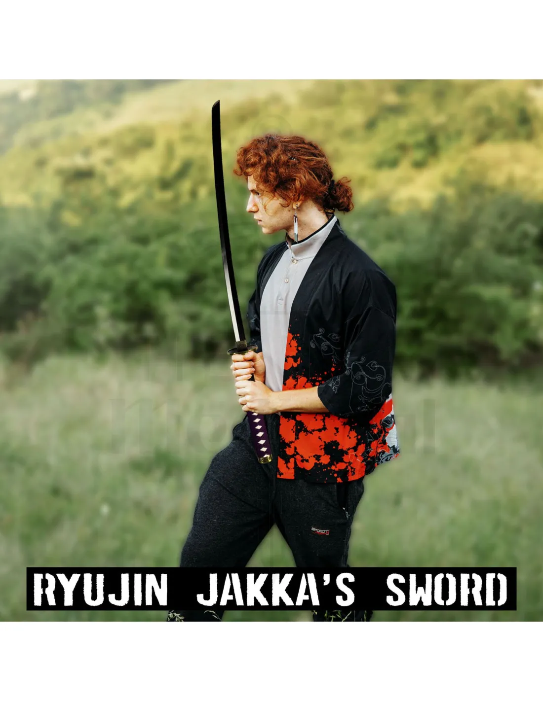 ESPADA DECORATIVA DE RYUJIN JAKKA  BLEACH