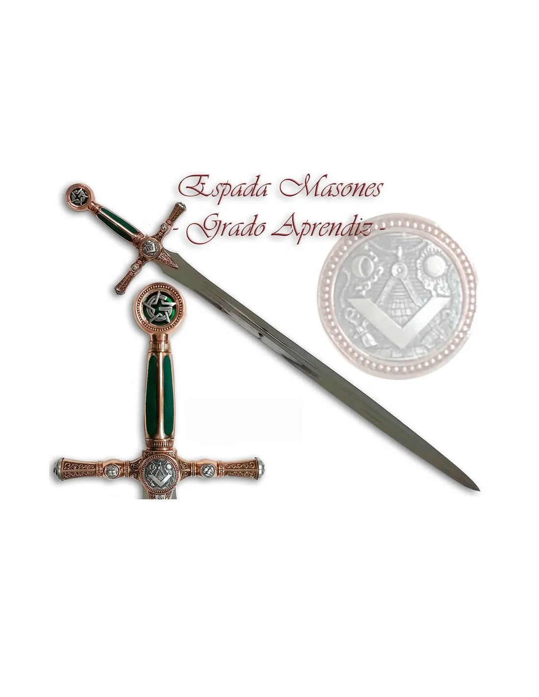 ESPADA MASONES. GRADO DE APRENDIZ