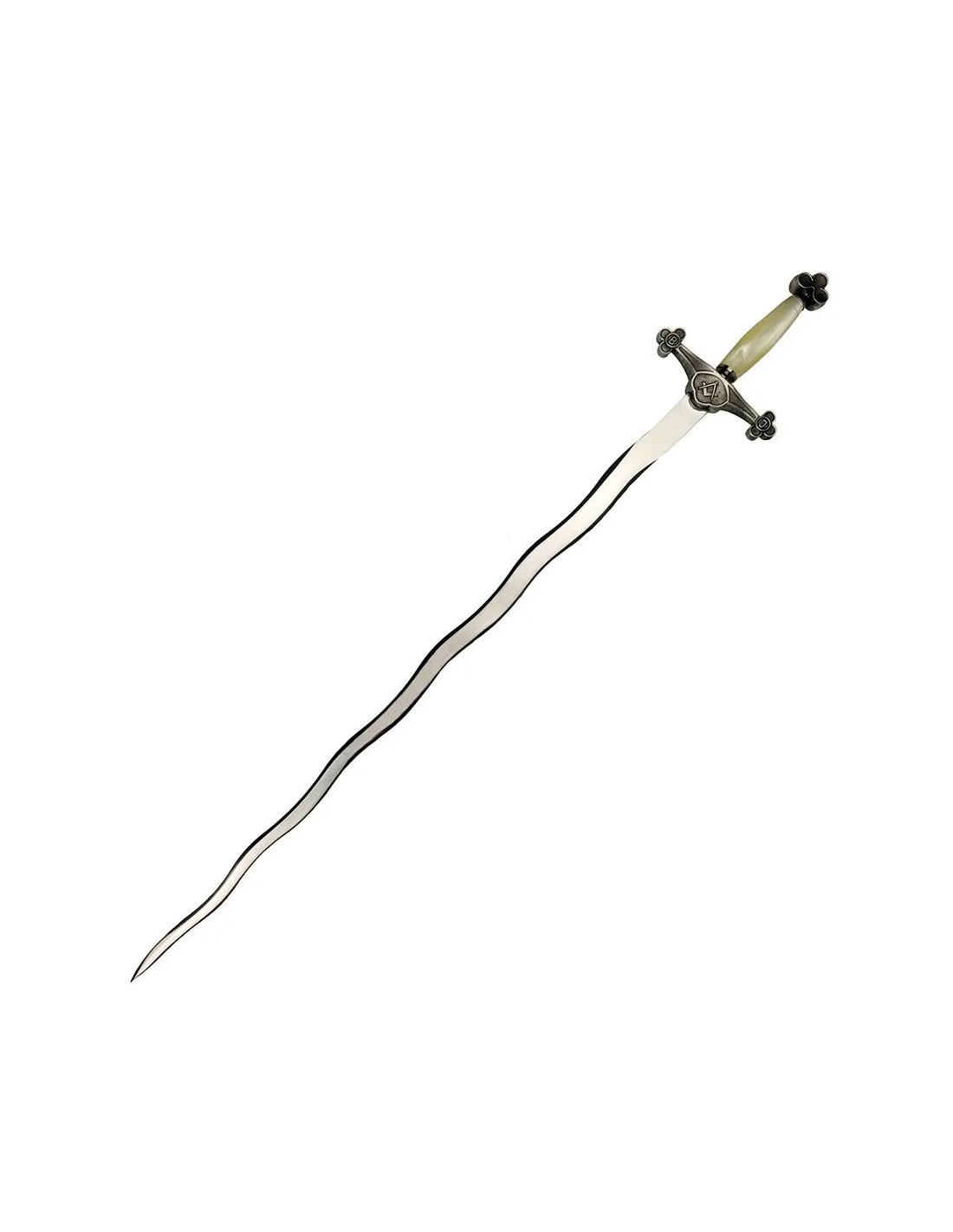 Espada Masónica flamigera plata