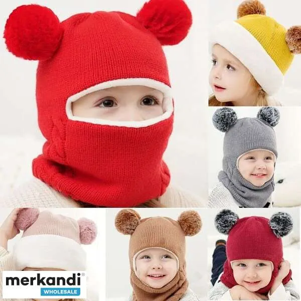 Gorro de invierno para niños, Gris