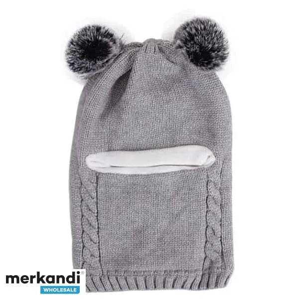 Gorro de invierno para niños, Gris