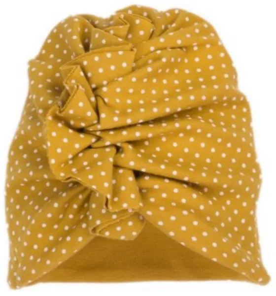 Gorro turbante de lunares para niña colección Michelle