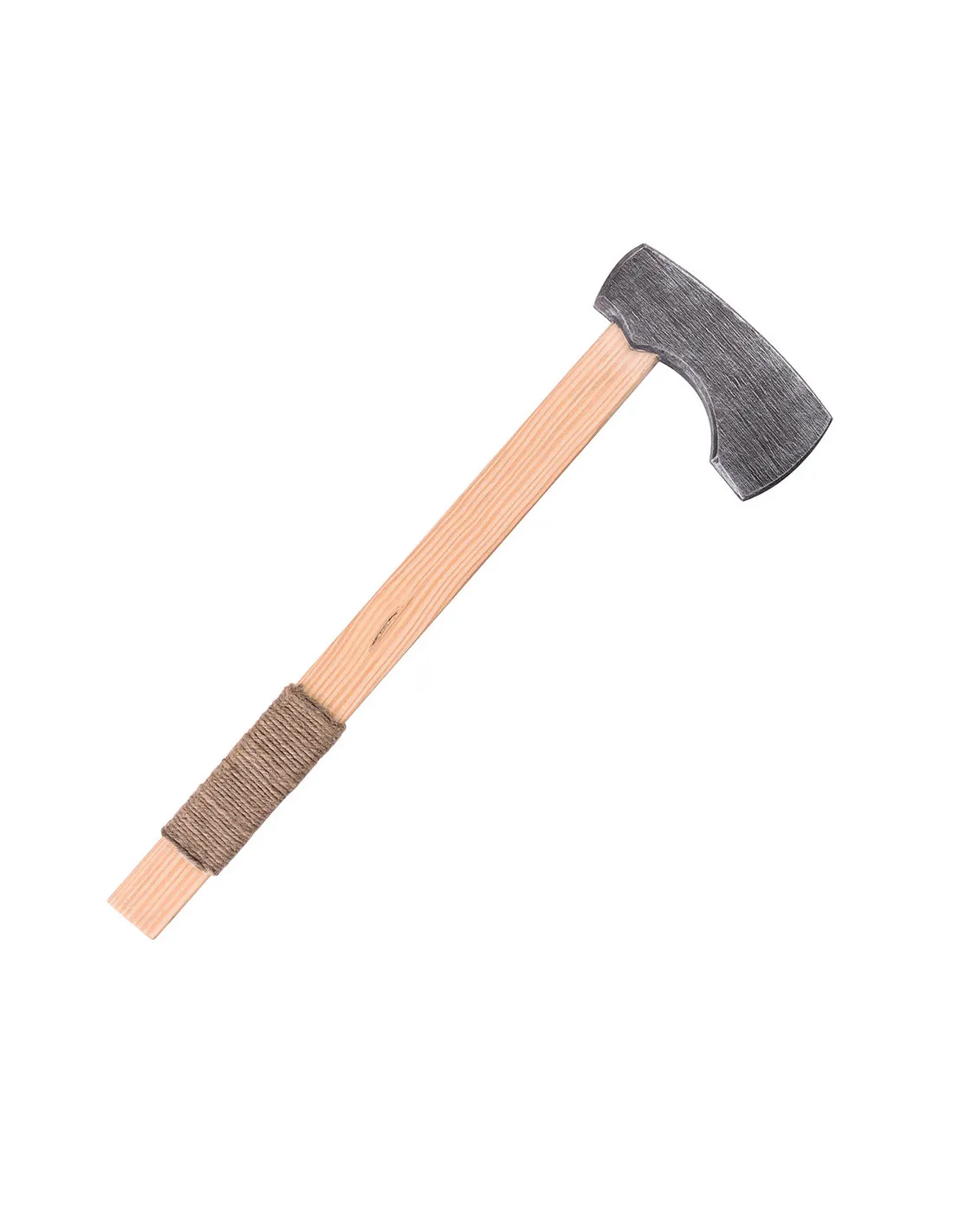 Hacha de madera y cuerda para niños