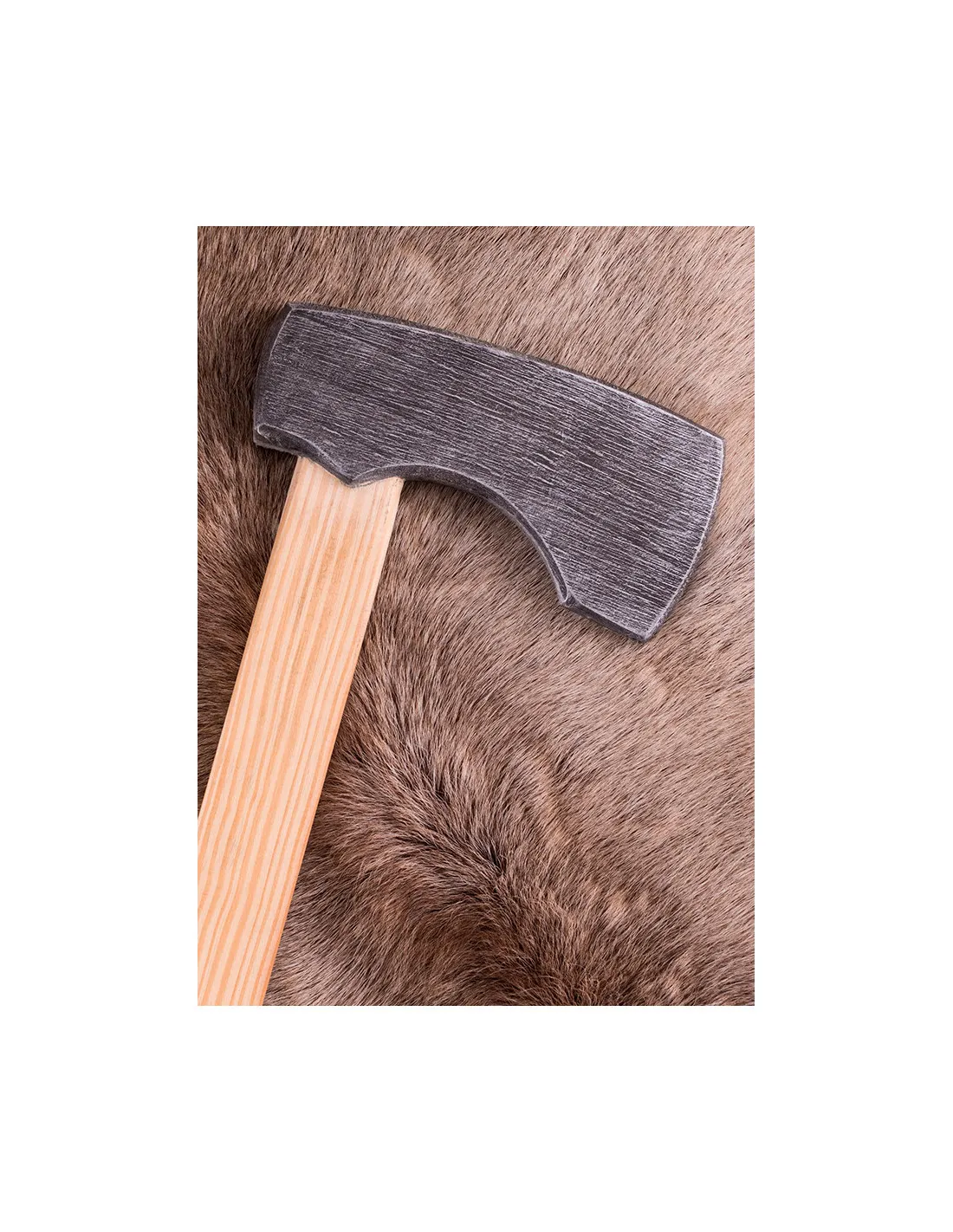 Hacha de madera y cuerda para niños