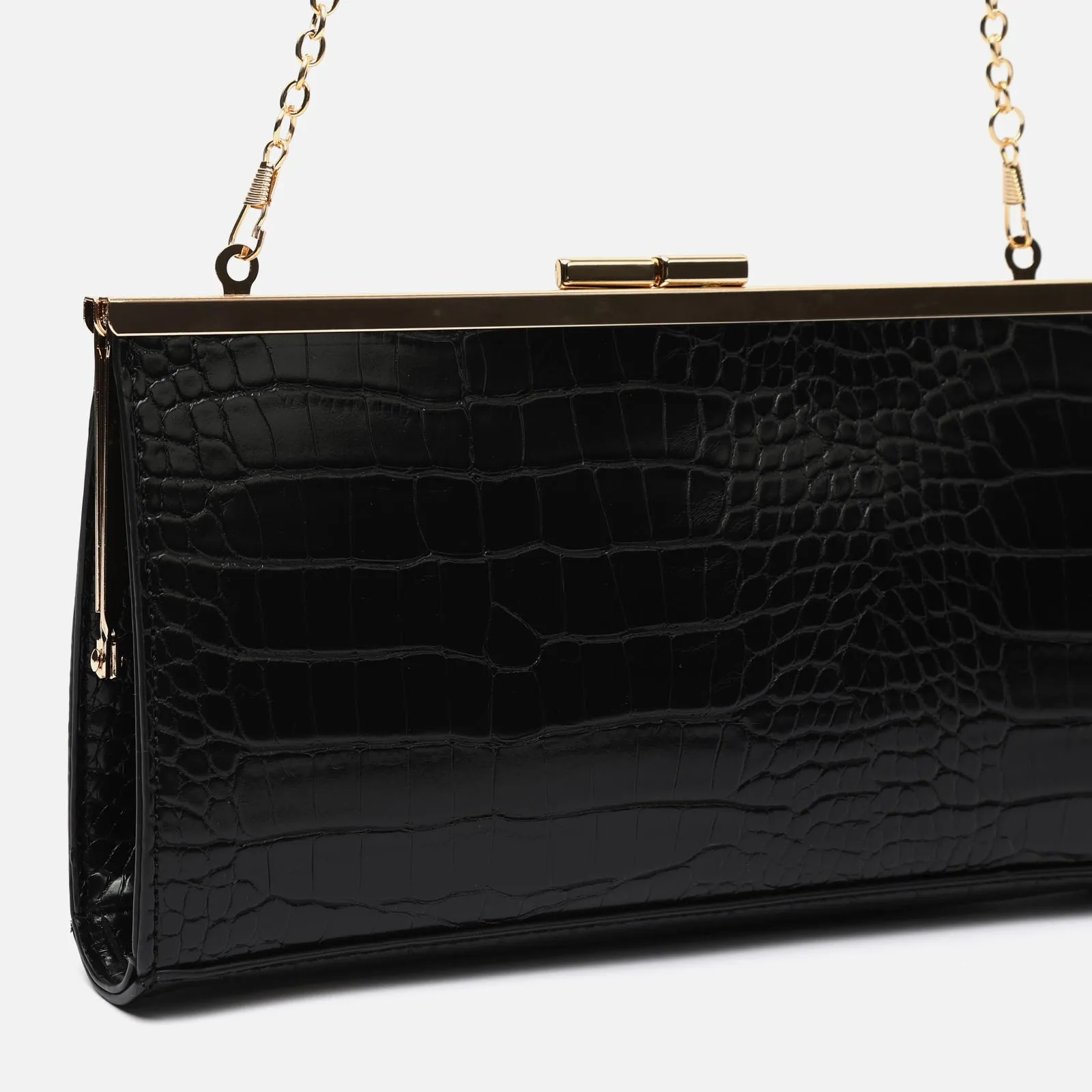 Imelda bolso de fiesta pequeo con correa y estampado animal print