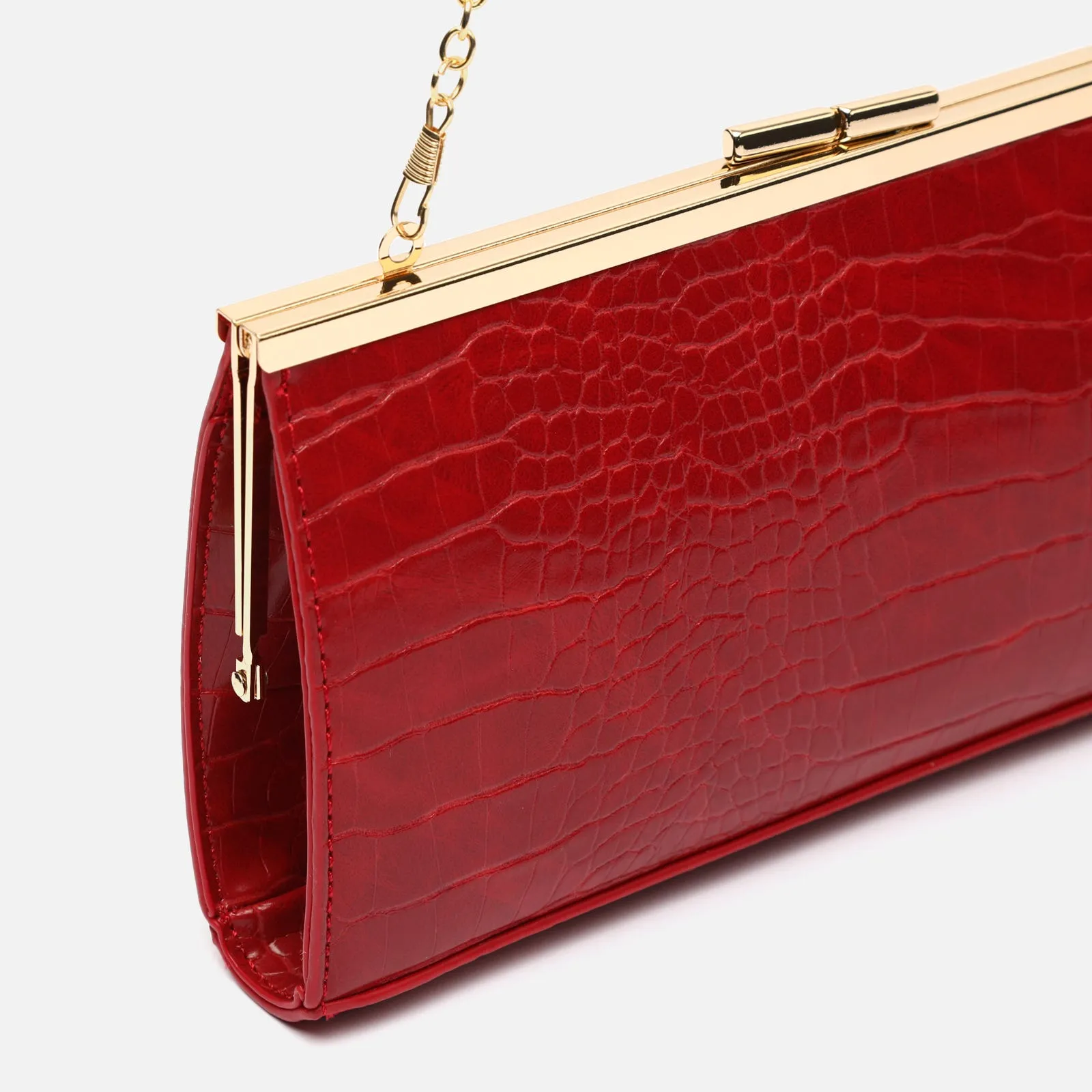 Imelda bolso de fiesta pequeo con correa y estampado animal print