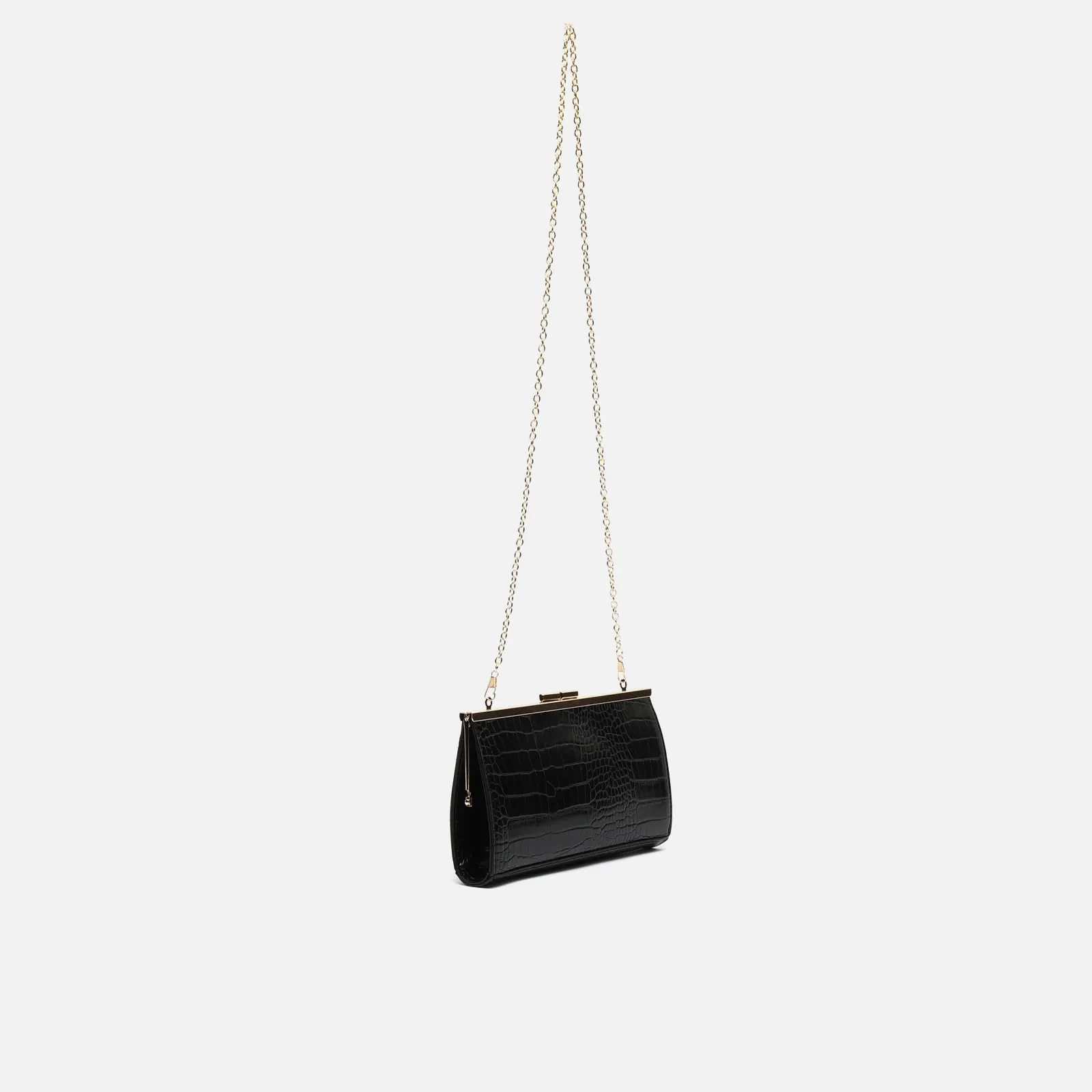 Imelda bolso de fiesta pequeo con correa y estampado animal print