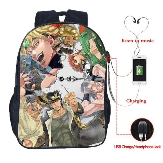 JoJo’s Bizarre Adventure Mochila Equipo Jotaro
