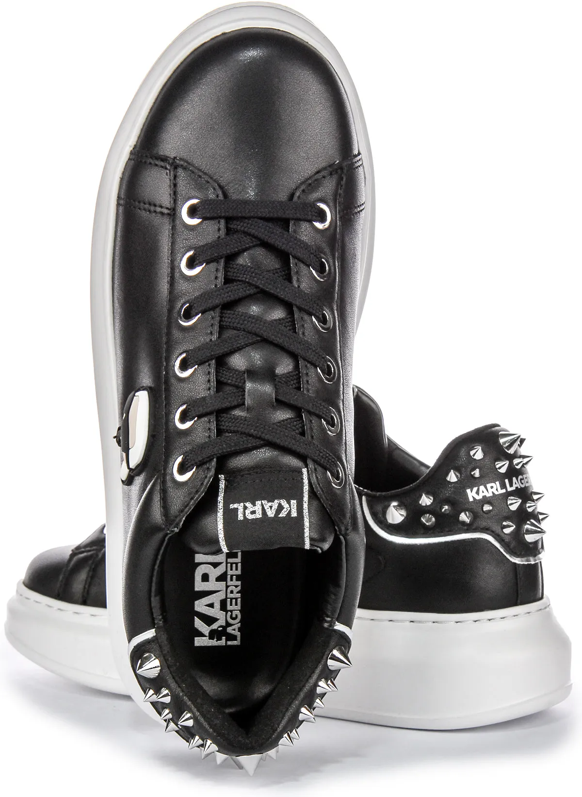 Karl Lagerfeld Kapri Nft Stud In White For Women