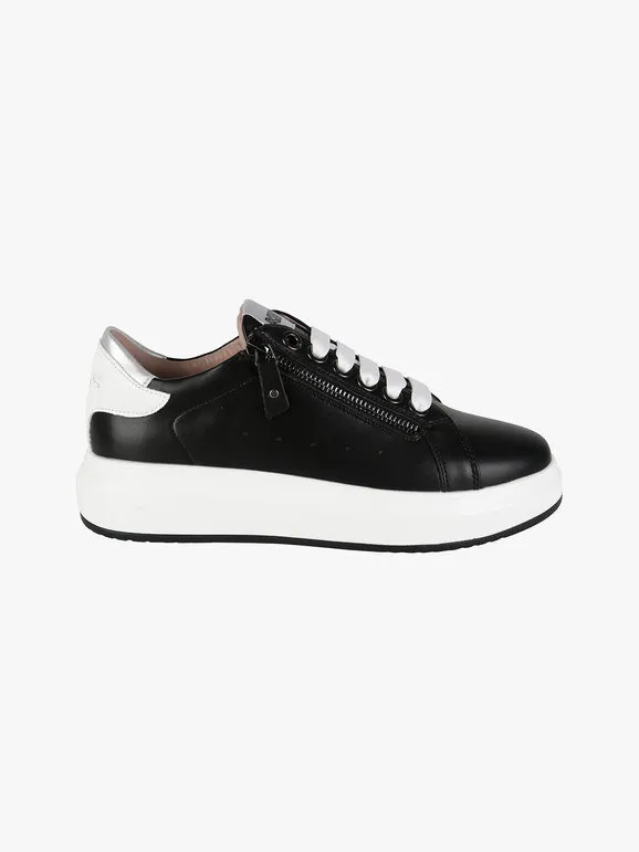 Keys Zapatillas de mujer con cordones y doble cremallera.