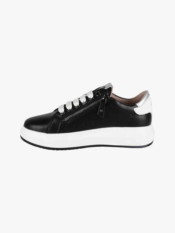 Keys Zapatillas de mujer con cordones y doble cremallera.