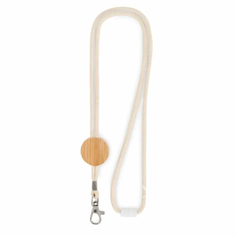 Lanyard personalizable sostenible Kara