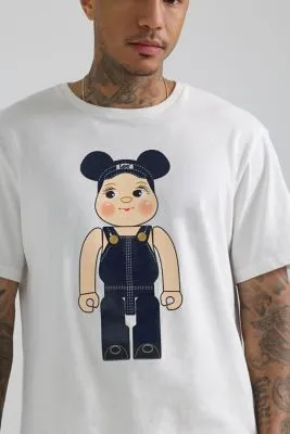 Lee BE@RBRICK Buddy Relaxed Fit Tee "Marshmallow"