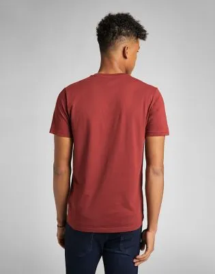 Lee Patch Logo Tee "Fired Brick"