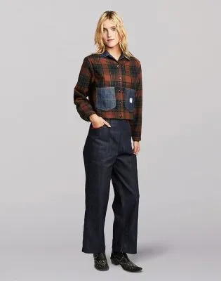 Lee Pendleton Cropped Chore Shirt