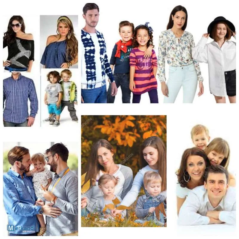 LOTE SURTIDO DE ROPA NUEVA PARA MUJER, HOMBRE Y NIñOS  MODA DE TEMPORADA