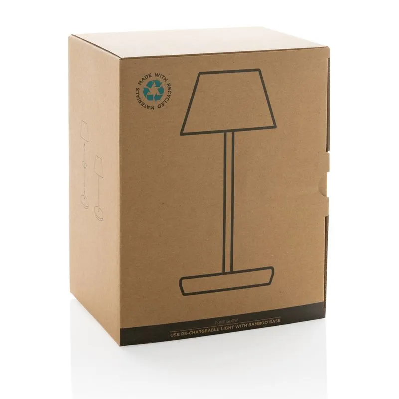 Lámpara sostenible personalizada Glow