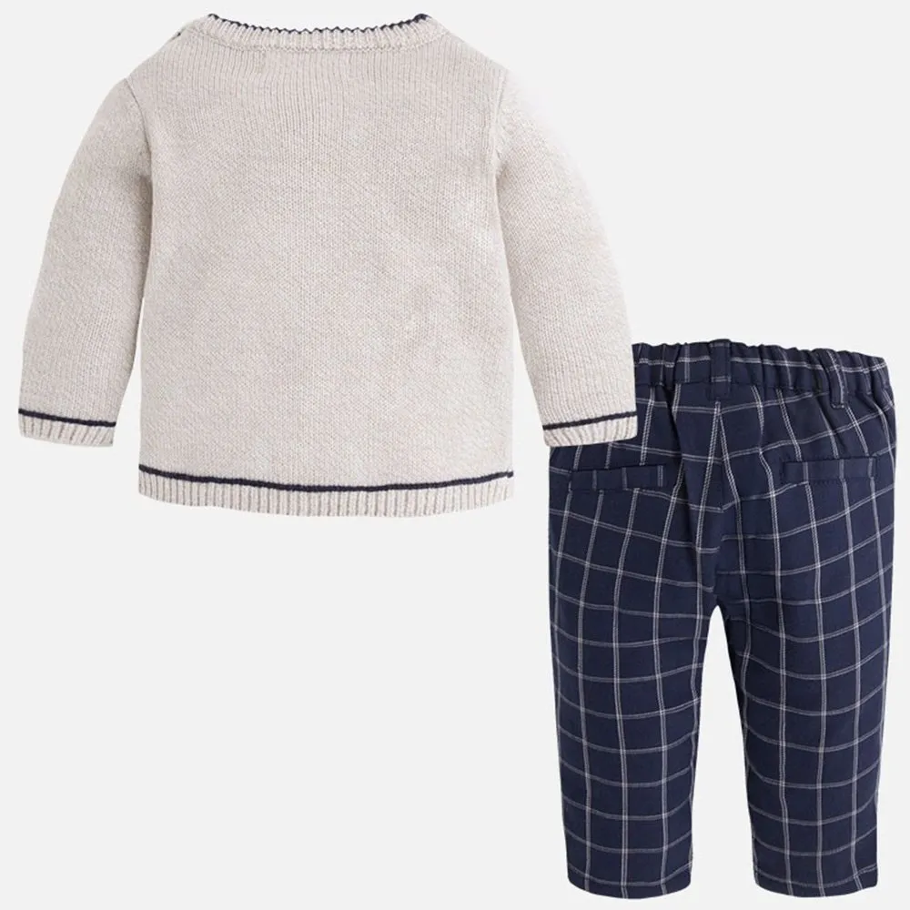 Mayoral Conjunto Pack de bebé Niño 2536 ARENA DEEP BLUE CORDONETS