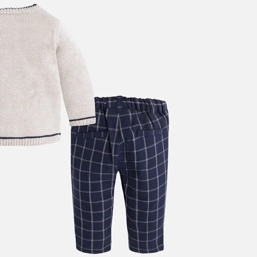 Mayoral Conjunto Pack de bebé Niño 2536 ARENA DEEP BLUE CORDONETS