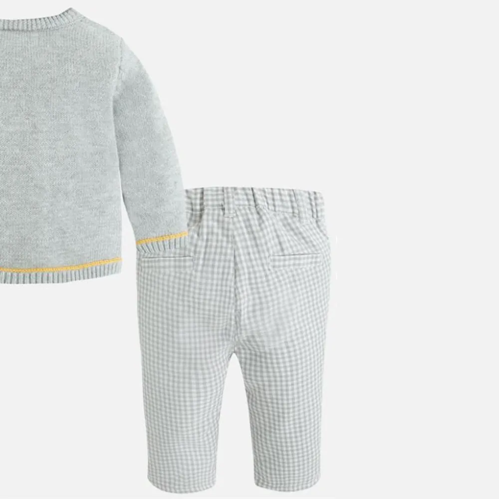 Mayoral Conjunto Pack de bebé Niño 2536 GRIS VAPOR CORDONETS