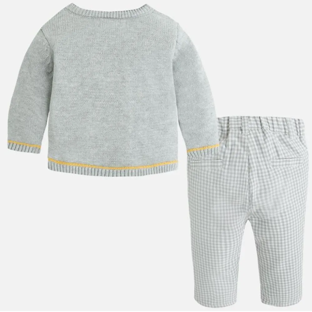 Mayoral Conjunto Pack de bebé Niño 2536 GRIS VAPOR CORDONETS