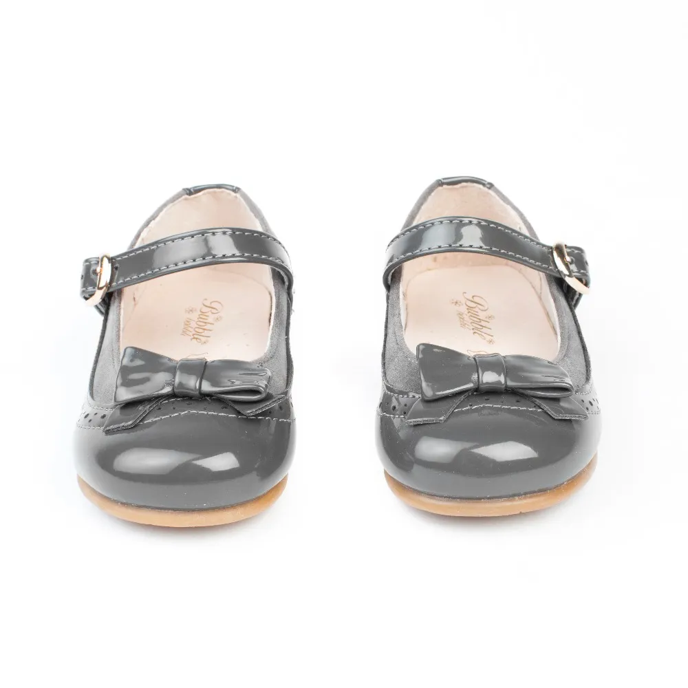 Merceditas Niña Gris Modelo Lady