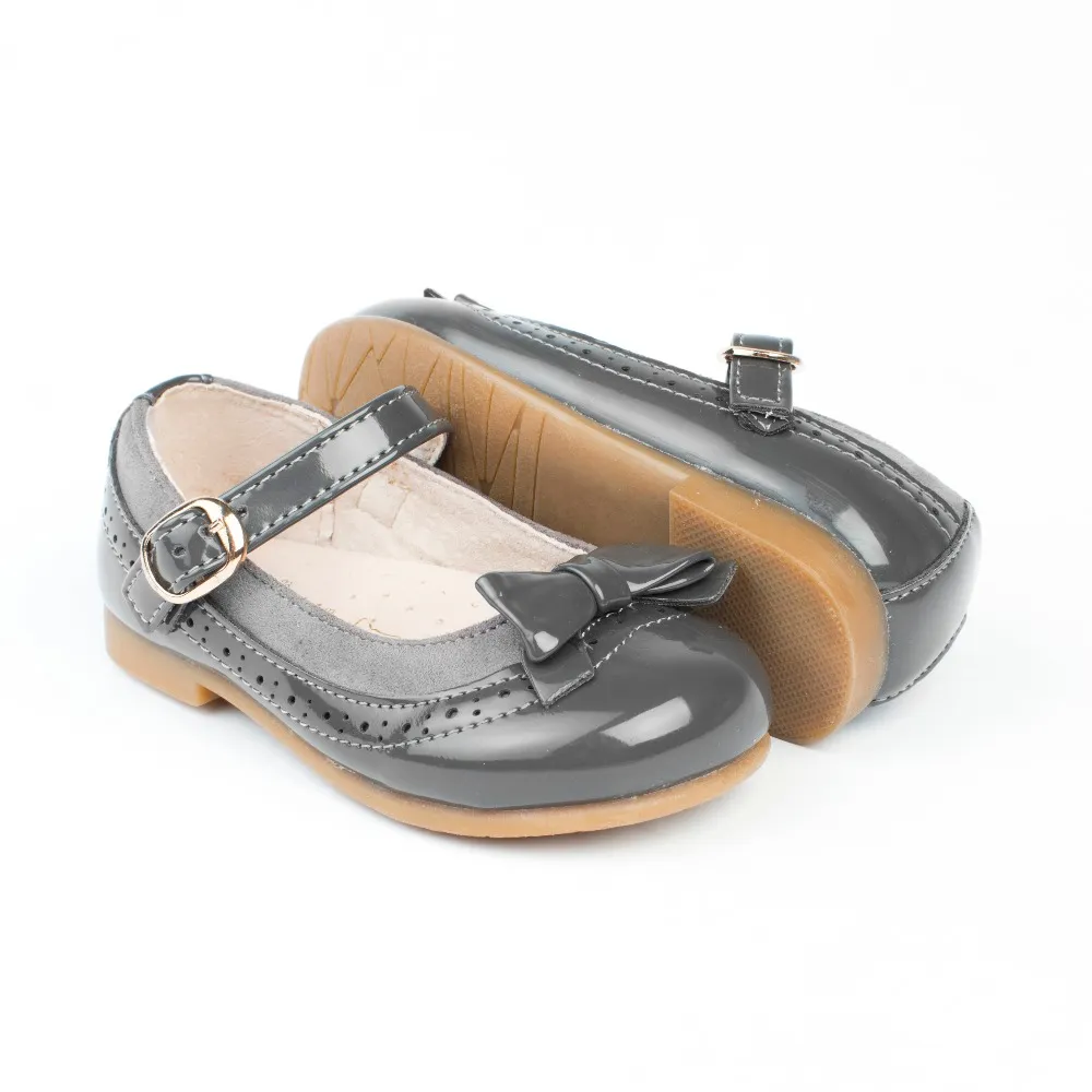 Merceditas Niña Gris Modelo Lady