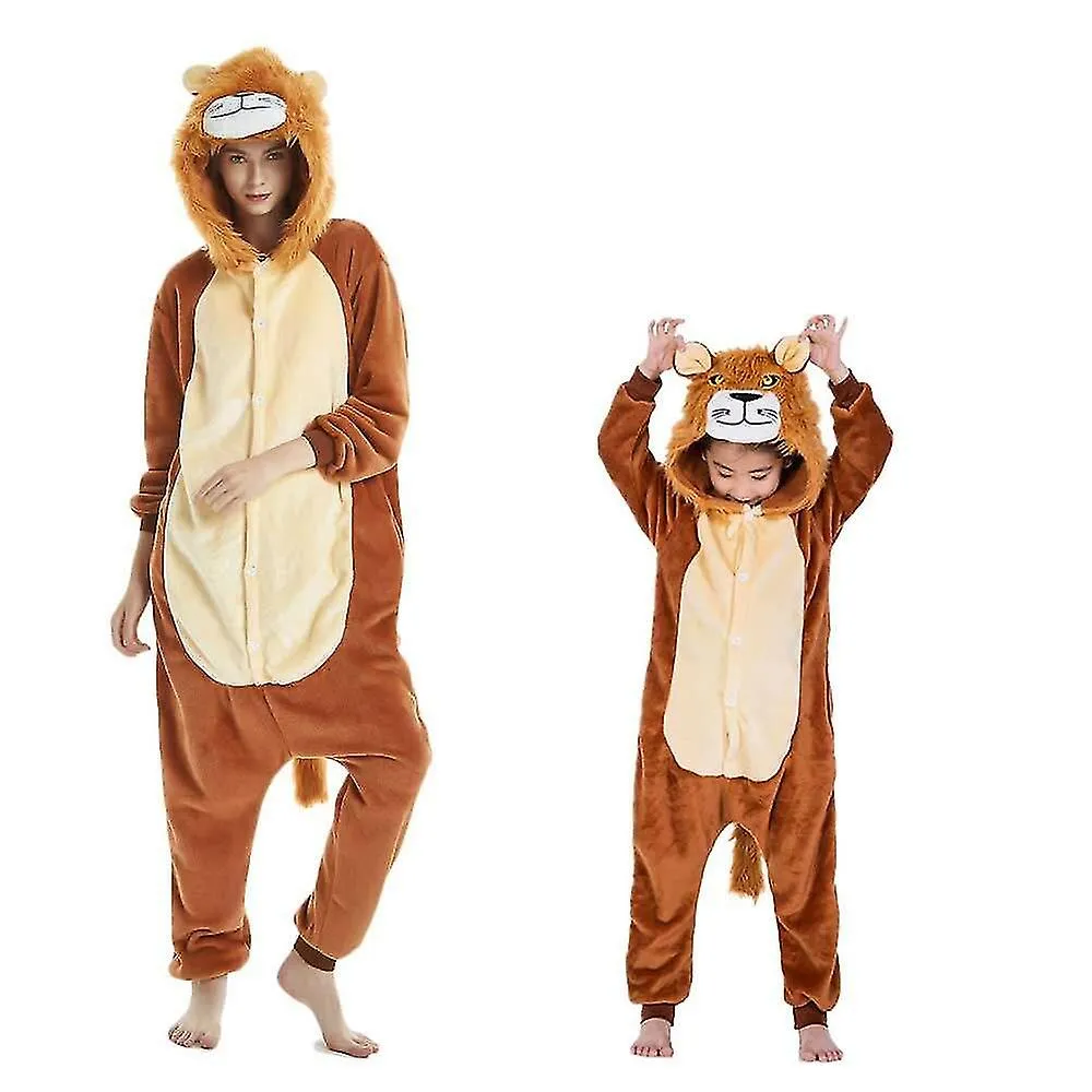 Miman Lion Disfraz Pijama Onesie para niños y adultos
