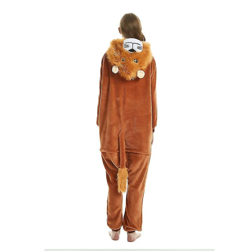 Miman Lion Disfraz Pijama Onesie para niños y adultos