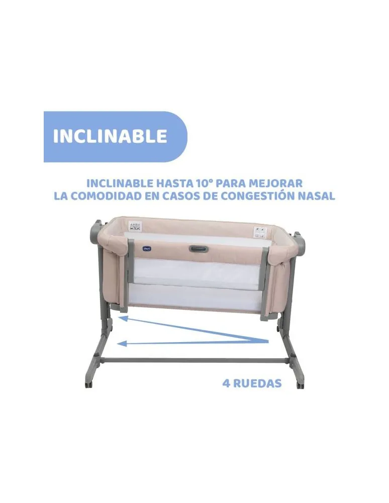 MINICUNA COLECHO NEXT2ME MAGIC EVO PETAL PINK CHICCO
