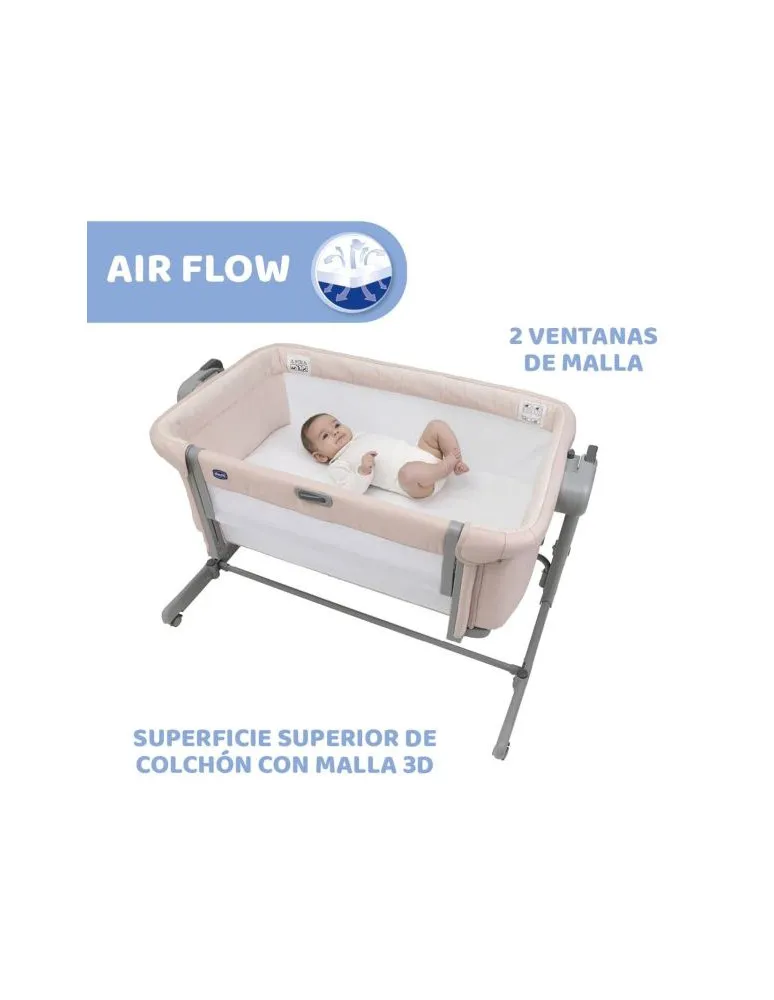MINICUNA COLECHO NEXT2ME MAGIC EVO PETAL PINK CHICCO