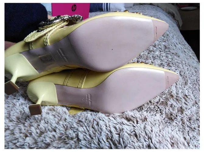 Miu Miu Joyería Amarillo 