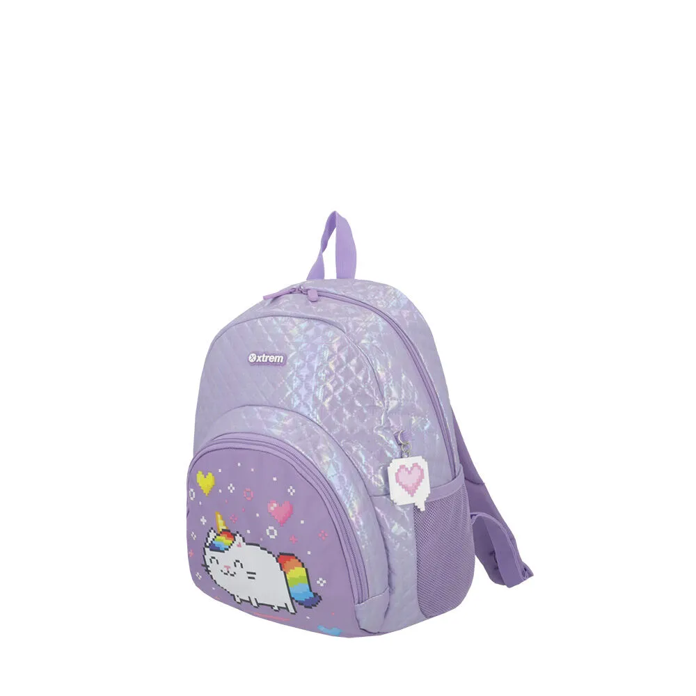 Mochila Xtrem Power 5XT Gato Lila