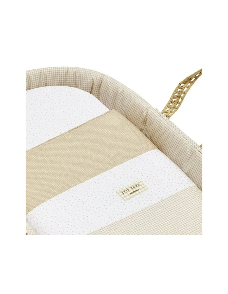MOISES DE PALMA ACOLCHADO UNE VICHY10 BEIGE CAMBRASS
