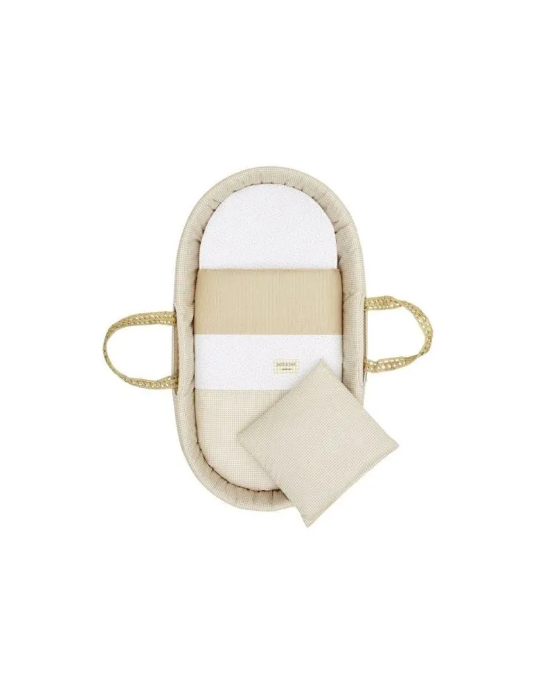 MOISES DE PALMA ACOLCHADO UNE VICHY10 BEIGE CAMBRASS