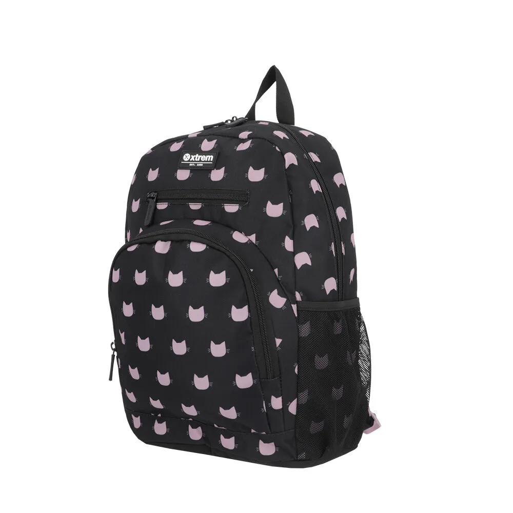 Multipack 5XT Mochila Niña Xtrem Gatos Negro