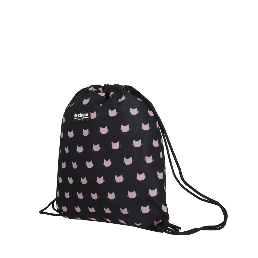 Multipack 5XT Mochila Niña Xtrem Gatos Negro