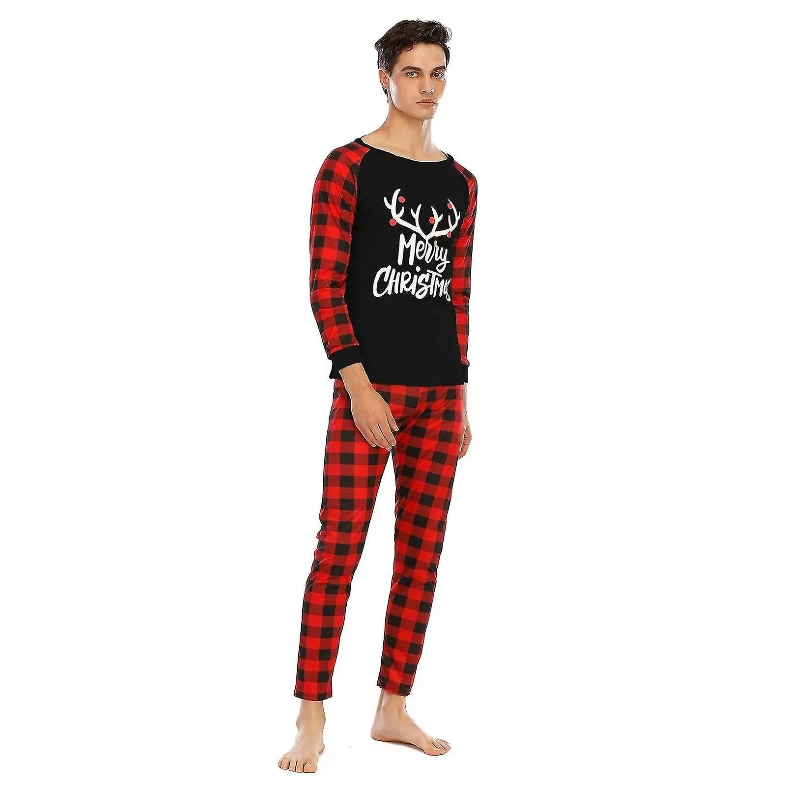Navidad Pjs Adultos Niños Bebé Navidad Ropa de noche familiar Pijamas a juego Regalo