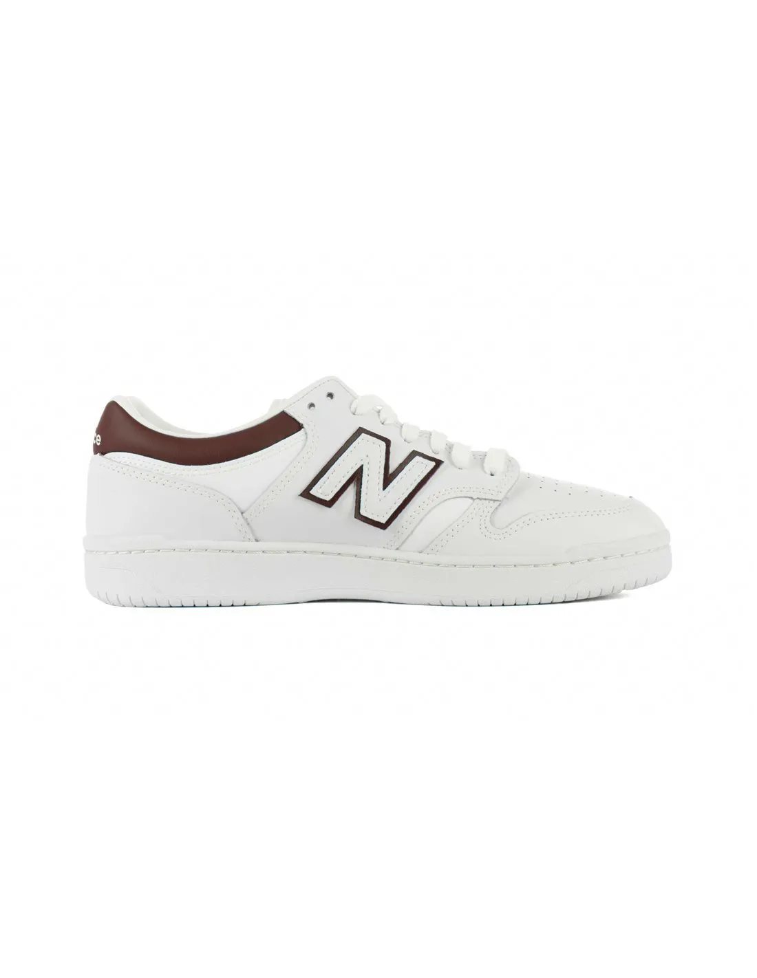 NEW BALANCE  ZAPATILLAS BLANCO Y BURDEOS BB 480 LDB HOMBRE