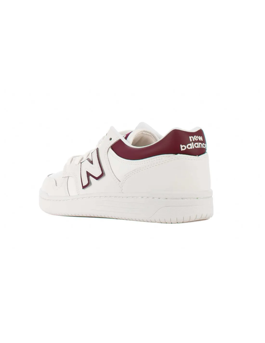 NEW BALANCE  ZAPATILLAS BLANCO Y BURDEOS BB 480 LDB HOMBRE
