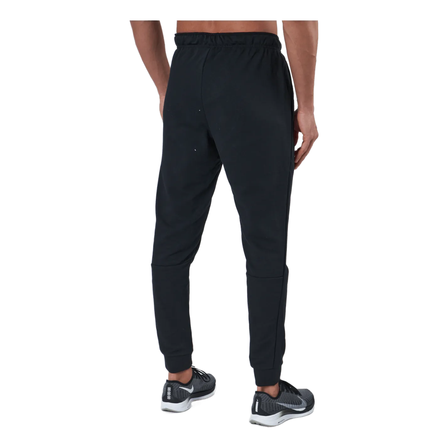 NIKE DRIFIT MEN'S TAPERED TRAINING PANTS BLACK/WHITE