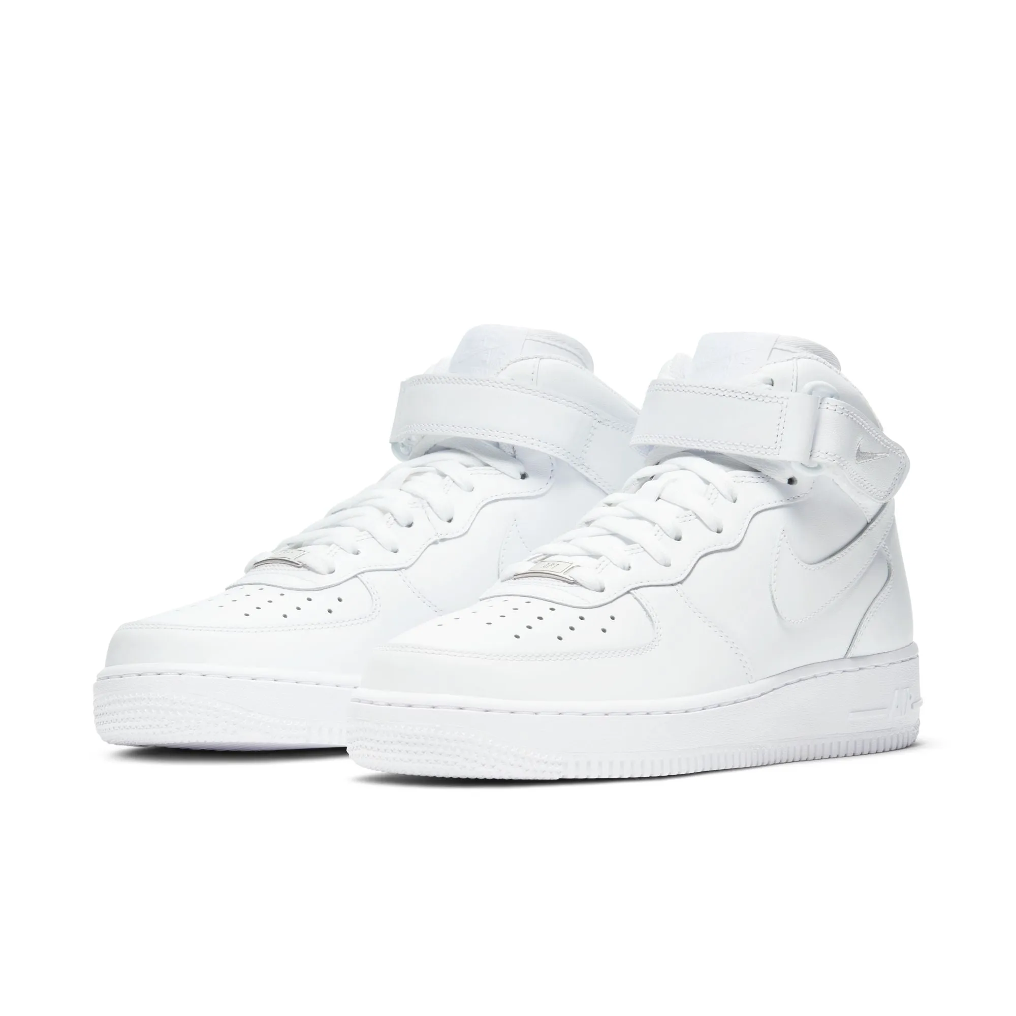 NIKE WOMEN AIR FORCE 1 '07 MID WHITE/WHITEWHITE